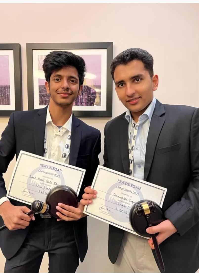 Best Delegate winners, OxfordMUN
